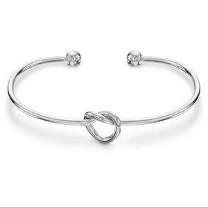 14K Gold Silver Plated Forever Love Knot Bracelet